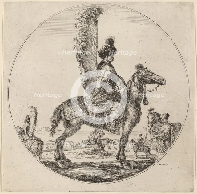 Polish Hussar. Creator: Stefano della Bella.