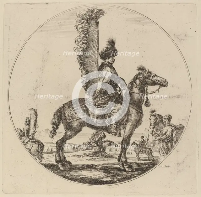 Polish Hussar. Creator: Stefano della Bella.