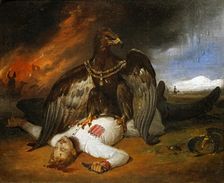 Polish Prometheus or Allegory of Vanquished Poland, 1831. Creator: Vernet, Horace (1789-1863)