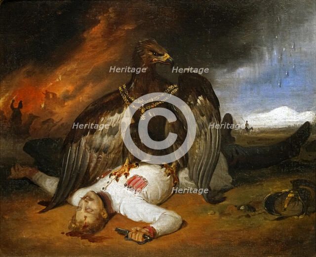 Polish Prometheus or Allegory of Vanquished Poland, 1831. Creator: Vernet, Horace (1789-1863).