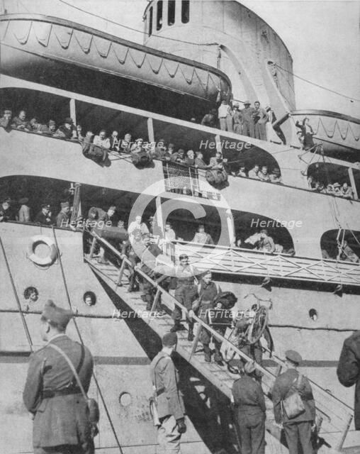 'Polish Troops to fight with Britain', 1940, (1940). Artist: Unknown.