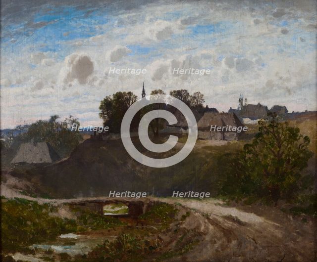 Polish Village, c1868. Creator: Jozef Szermentowski.