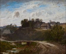 Polish Village, c1868. Creator: Jozef Szermentowski