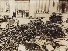 Polish weapons taken by the Germans, Palace of Warsaw, Poland, World War II, 1944. Creator: Unknown