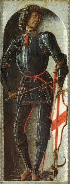 Polittico Griffoni: Saint George, 1470-1472. Creator: Ercole de Roberti, (Ercole Ferrarese) (c. 1450-1496)