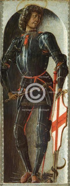 Polittico Griffoni: Saint George, 1470-1472. Creator: Ercole de' Roberti, (Ercole Ferrarese) (c. 1450-1496).