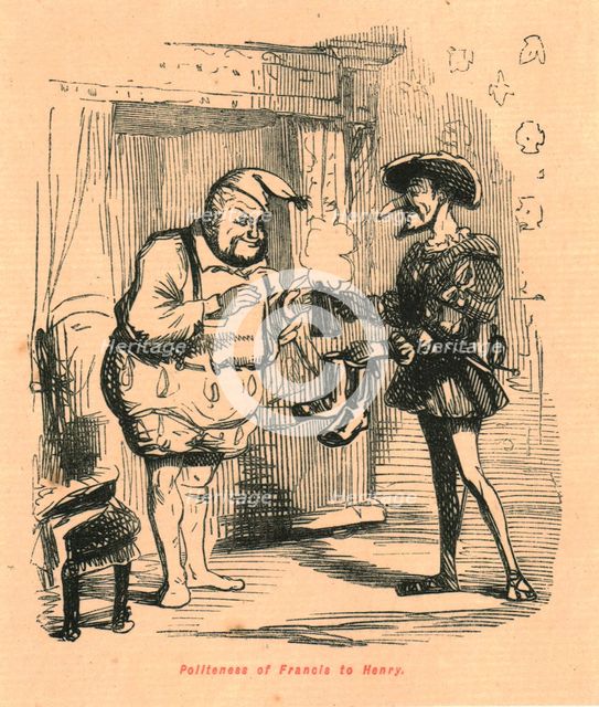 'Politeness of Francis to Henry', 1897.  Creator: John Leech.