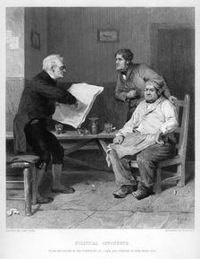 Political Opponents c19th century.Artist: W Ridgeway