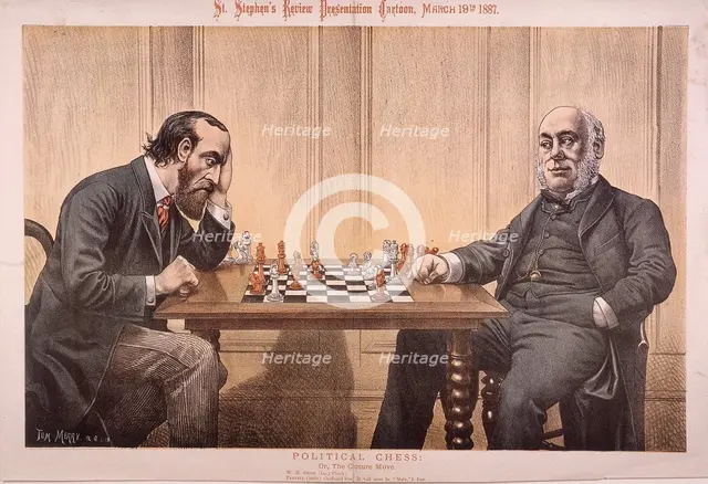 'Political Chess', 1887. Artist: Tom Merry