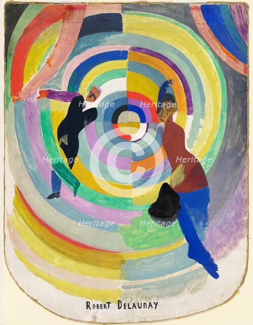 Political Drama, 1914. Creator: Robert Delaunay.