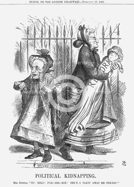 'Political Kidnapping', 1867. Artist: John Tenniel