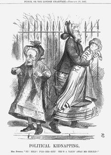 Political Kidnapping 1867. Artist: John Tenniel
