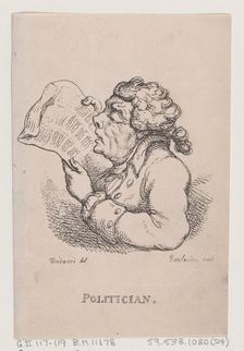 Politician, April 1808., April 1808. Creator: Thomas Rowlandson