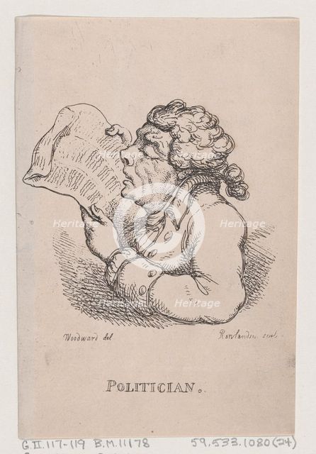 Politician, April 1808., April 1808. Creator: Thomas Rowlandson.