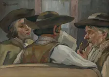 Politicians, 1937. Creator: Jozef Hanula