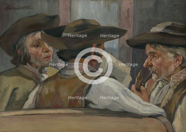 Politicians, 1937. Creator: Jozef Hanula.