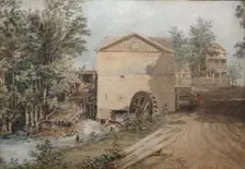 Polotnyany zavod, a family estate of the Goncharov family, 1839. Creator: Kolmann, Karl Ivanovich (1786-1846)