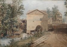 Polotnyany zavod, a family estate of the Goncharov family, 1839. Creator: Kolmann, Karl Ivanovich (1786-1846)