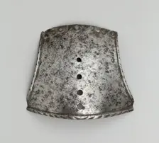 Poll Plate of a Shaffron, Italy, c. 1550. Creator: Unknown