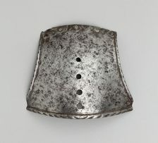 Poll Plate of a Shaffron, Italy, c. 1550. Creator: Unknown