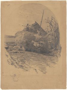 Polling [recto], late 19th century. Creator: Walter Shirlaw
