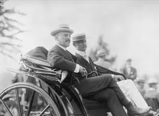 Polo - Secretary Stimson And General Crozier At Game, 1912. Creator: Harris & Ewing
