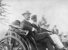 Polo - Secretary Stimson And General Crozier At Game, 1912. Creator: Harris & Ewing