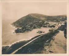Polperro from Talland Cliff Path 1927