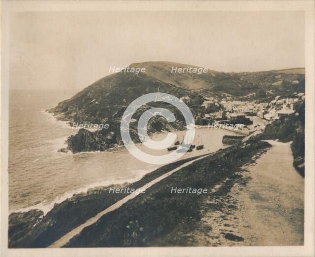 'Polperro from Talland Cliff Path', 1927. Artist: Unknown.