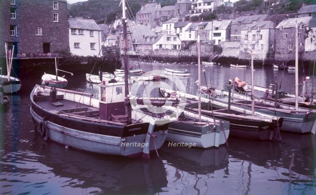 Polperro Harbour, Cornwall, c1955. Creator: Arthur Charles Kirby Ware.