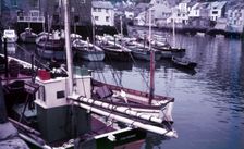 Polperro Harbour, Cornwall, c1955. Creator: Arthur Charles Kirby Ware