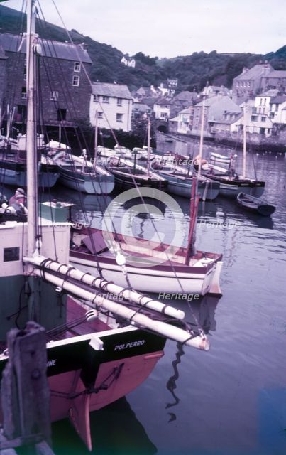 Polperro Harbour, Cornwall, c1955. Creator: Arthur Charles Kirby Ware.