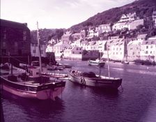 Polperro Harbour, Cornwall, c1955. Creator: Arthur Charles Kirby Ware