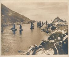 Polperro Harbour & Peak Rocks 1927