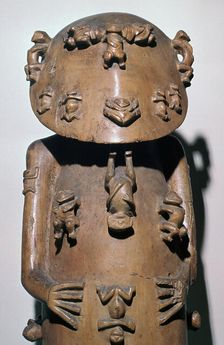 Polynesian statuette of Tangaroa-up-in-the-sky