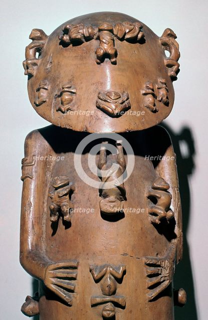 Polynesian statuette of Tangaroa-up-in-the-sky. Artist: Unknown