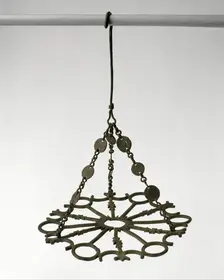 Polycandelon with Crosses, Byzantine, 500-700. Creator: Unknown