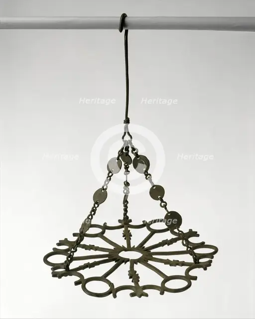 Polycandelon with Crosses, Byzantine, 500-700. Creator: Unknown.