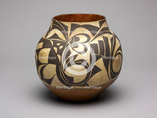 Polychrome Jar, 1840/60. Creator: Unknown.