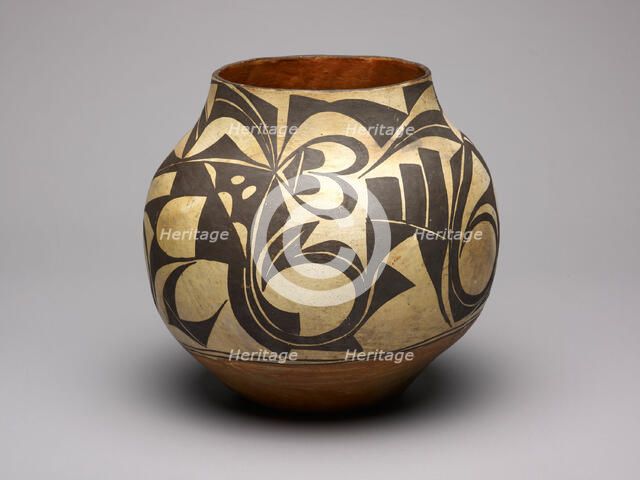 Polychrome Jar, 1840/60. Creator: Unknown.