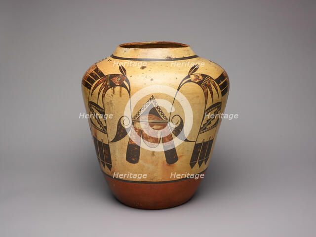 Polychrome Jar, c. 1920. Creator: Unknown.