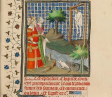 Polycrates Hanged, ca 1413-1415. Artist: Boucicaut Master, (Master of the Hours for Marshal Boucicaut) (active 1405-1420)