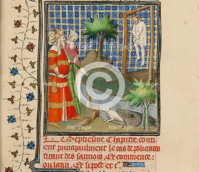 Polycrates Hanged, ca 1413-1415. Artist: Boucicaut Master, (Master of the Hours for Marshal Boucicaut) (active 1405-1420)