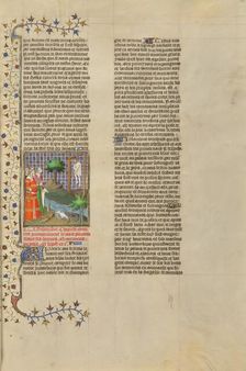 Polycrates Hanged; Des cas des nobles hommes et femmes, about 1413-1415. Creator: Boucicaut Master