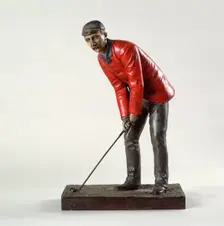 Polydrone bronze figure of John E Laidley, c1880. Creator: Unknown