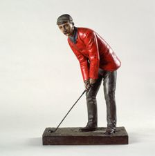 Polydrone bronze figure of John E Laidley, c1880. Creator: Unknown