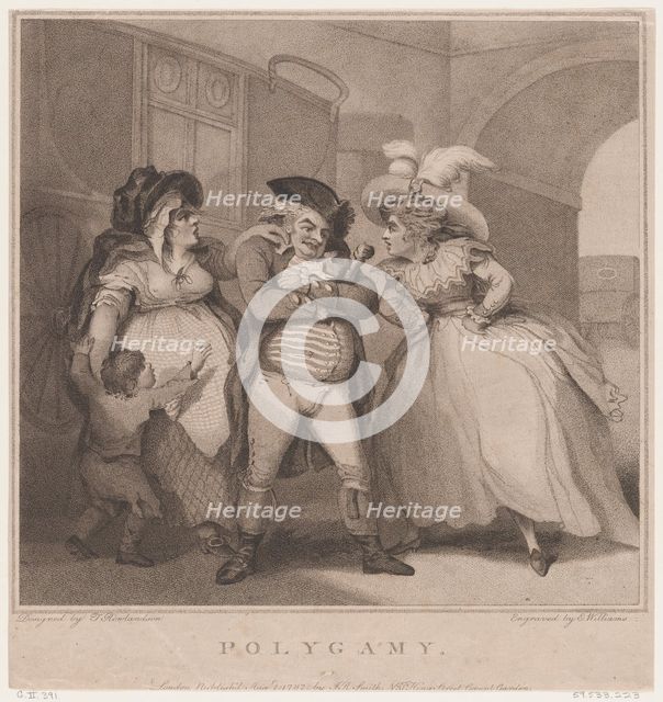 Polygamy, August 1, 1787. Creator: Edward Williams.