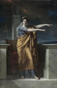 Polyhymnia, Muse of Eloquence, 1800. Creator: Charles Meynier (French, 1768-1832)