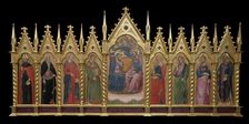 Polyptych-Coronation of Mary and Saints, between 1350-1380. Creator: Jacobello di Bonomo
