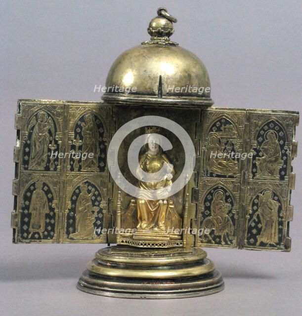 Polyptych, Franco-Netherlandish, 19th century. Creator: Unknown.